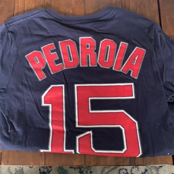 Pedroia Red Sox Youth Tee Size M - Picture 2 of 2